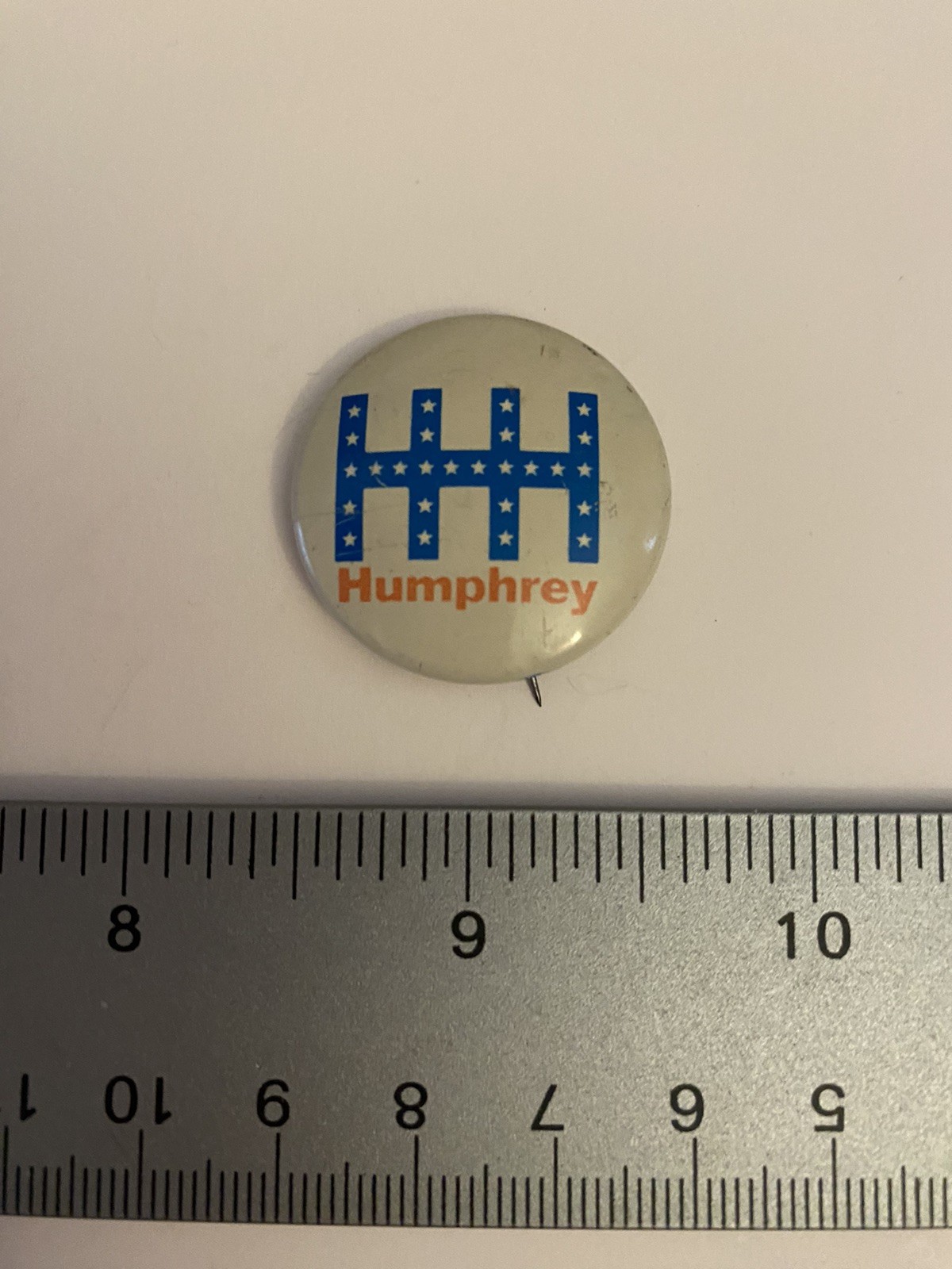 Humphrey Political Pin Back Button P55