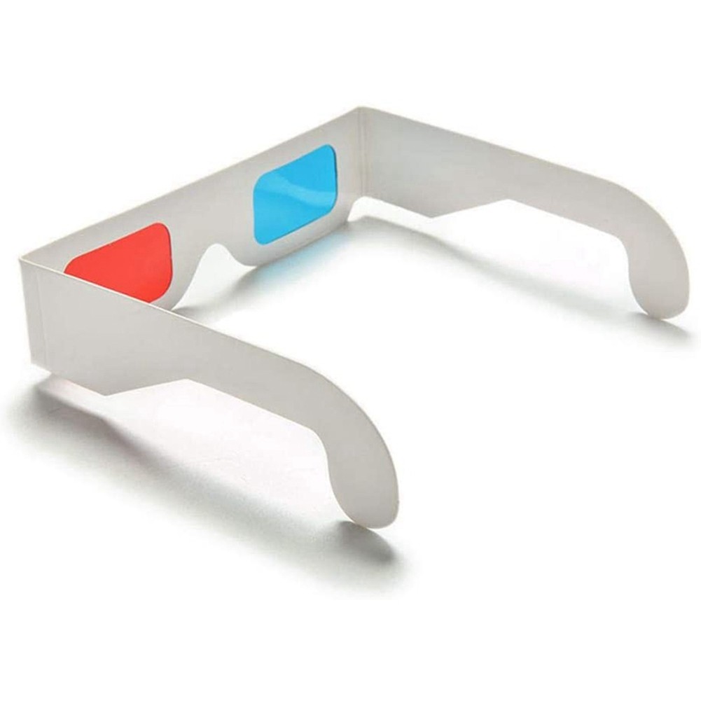 3D Glasses, 20 Pairs Red and Stereo Lenses for Set Anaglyph 3D6607