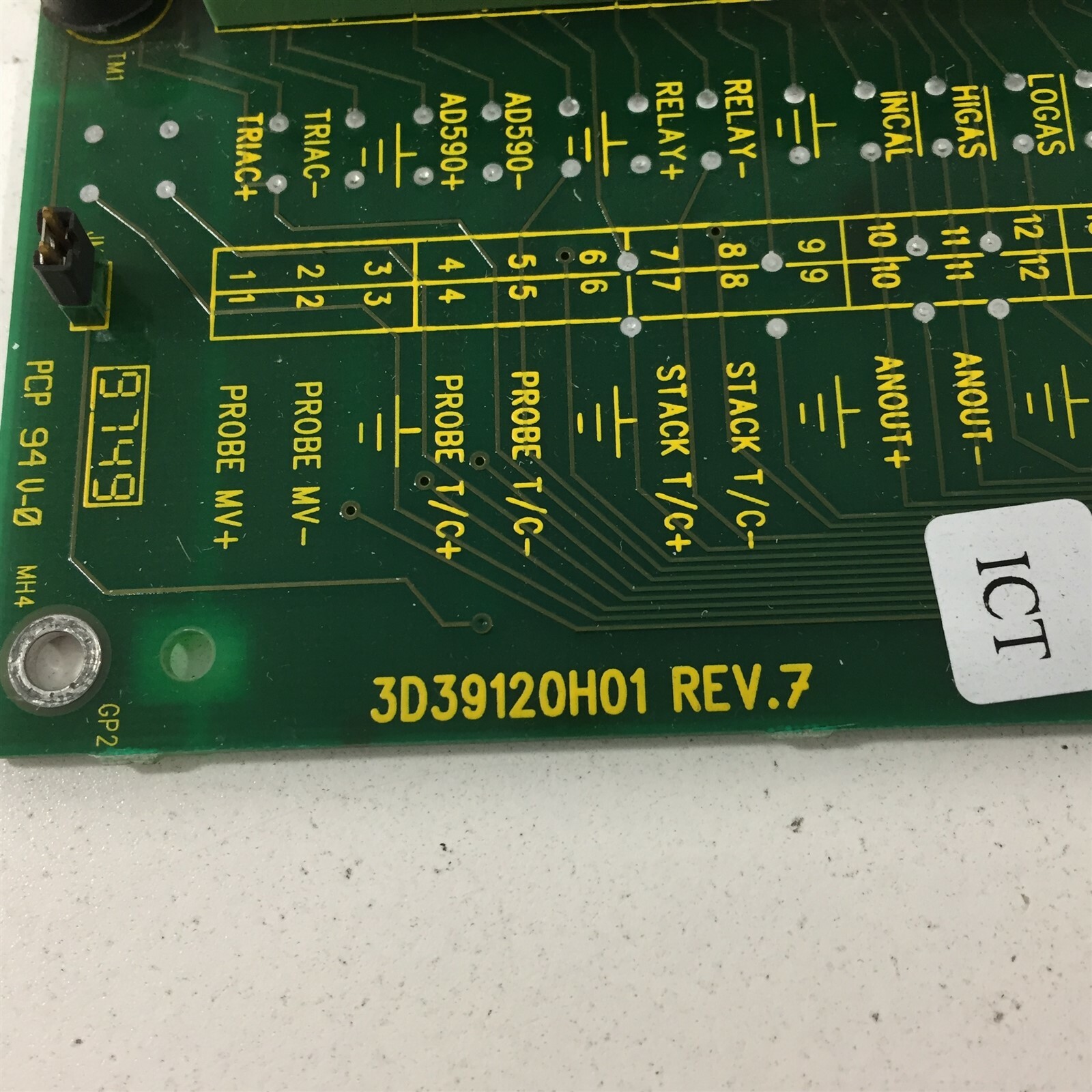 Rosemount Analytical 3D39120H01 O2 Analyzer Interface Board
