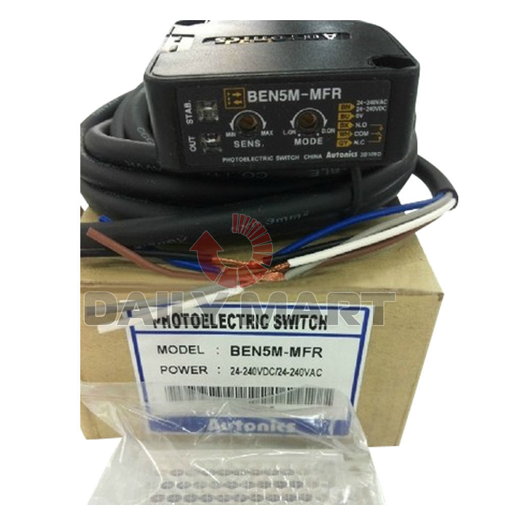 NEW Autonics BEN5M-MFR Retroreflective Photoelectric Switch Sensor, BEN Series