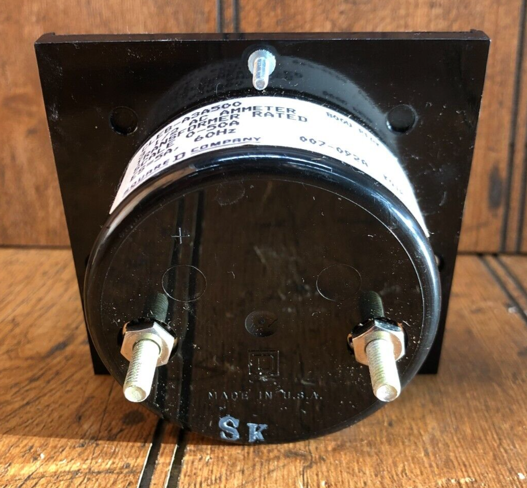 Panel Meter 3 1/2 AC Meter CLE8-A3A500 50173 Square D Company