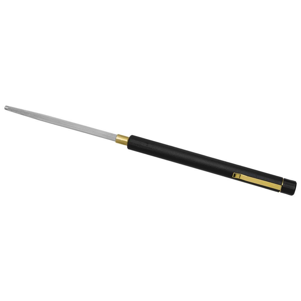 Whitby Sheffield 5.7" Pocket Sharpening Steel Pen Case Plain & Serrated Blades