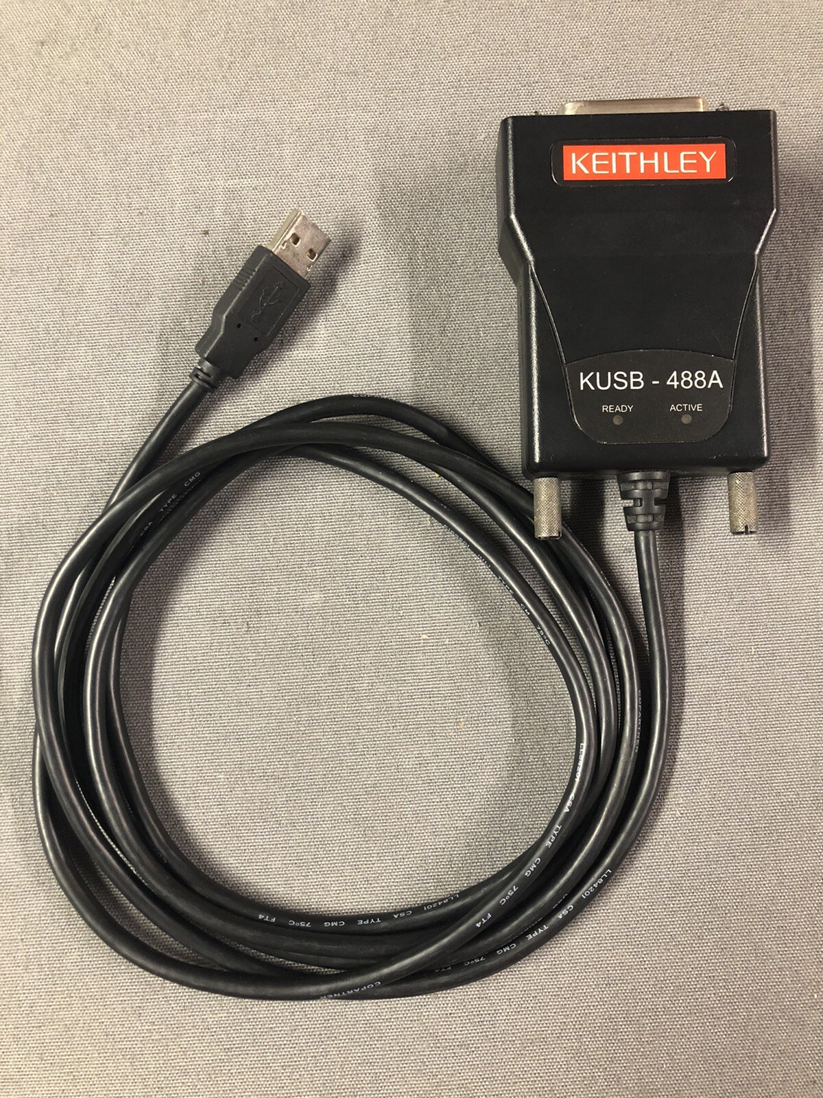 Keithley KUSB-488A (194640C-51L) USB to GPIB Interface Adapter - 2m Cable