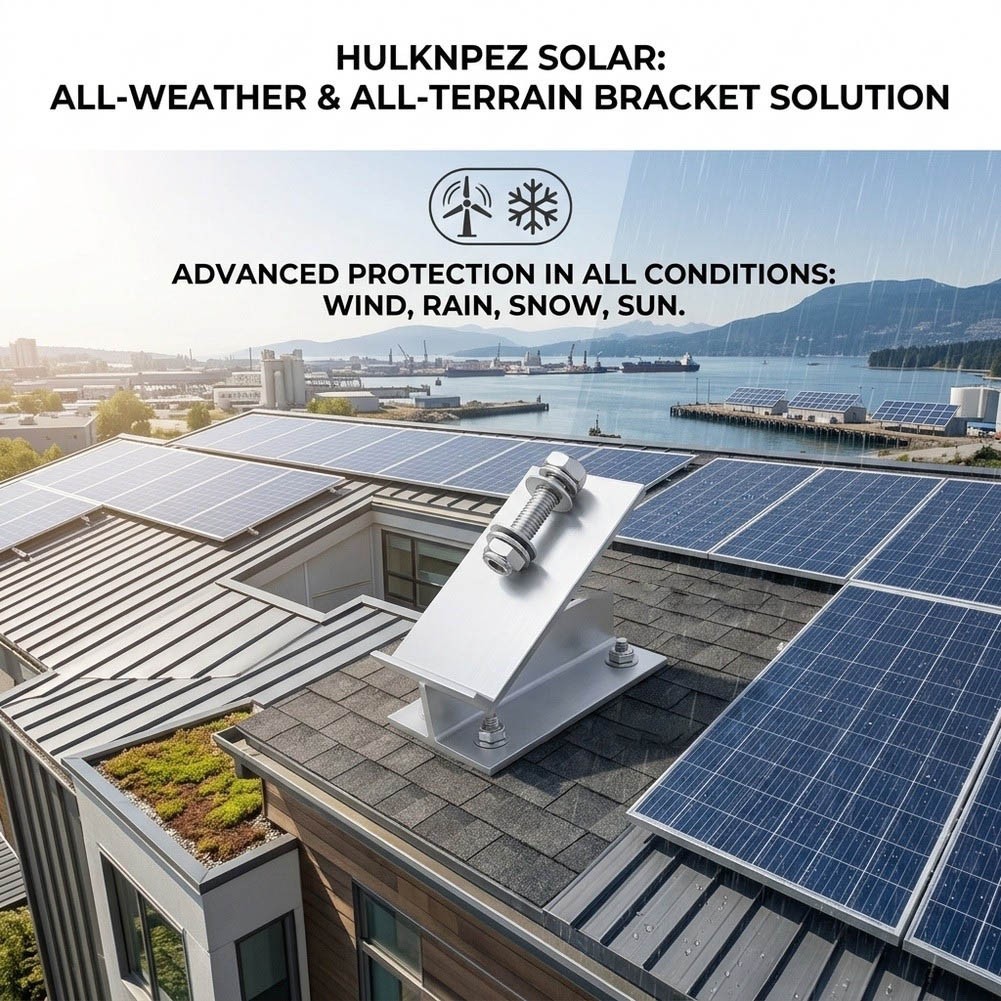Aluminum Z Design Solar Mount Brackets for Rooftop Ground or Marine Use