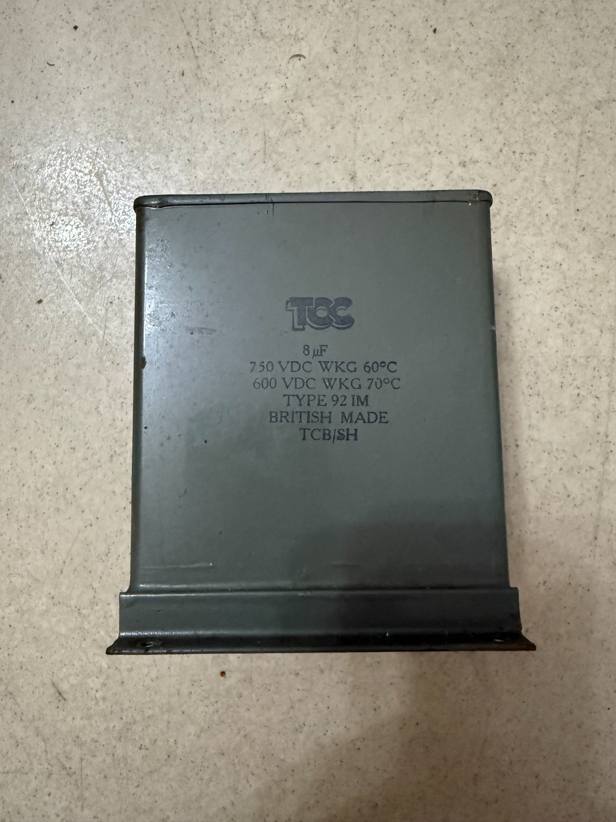 TCC 8uF 750VDC Paper in Oil PIO vintage capacitor for PX25 tube valve amplifier