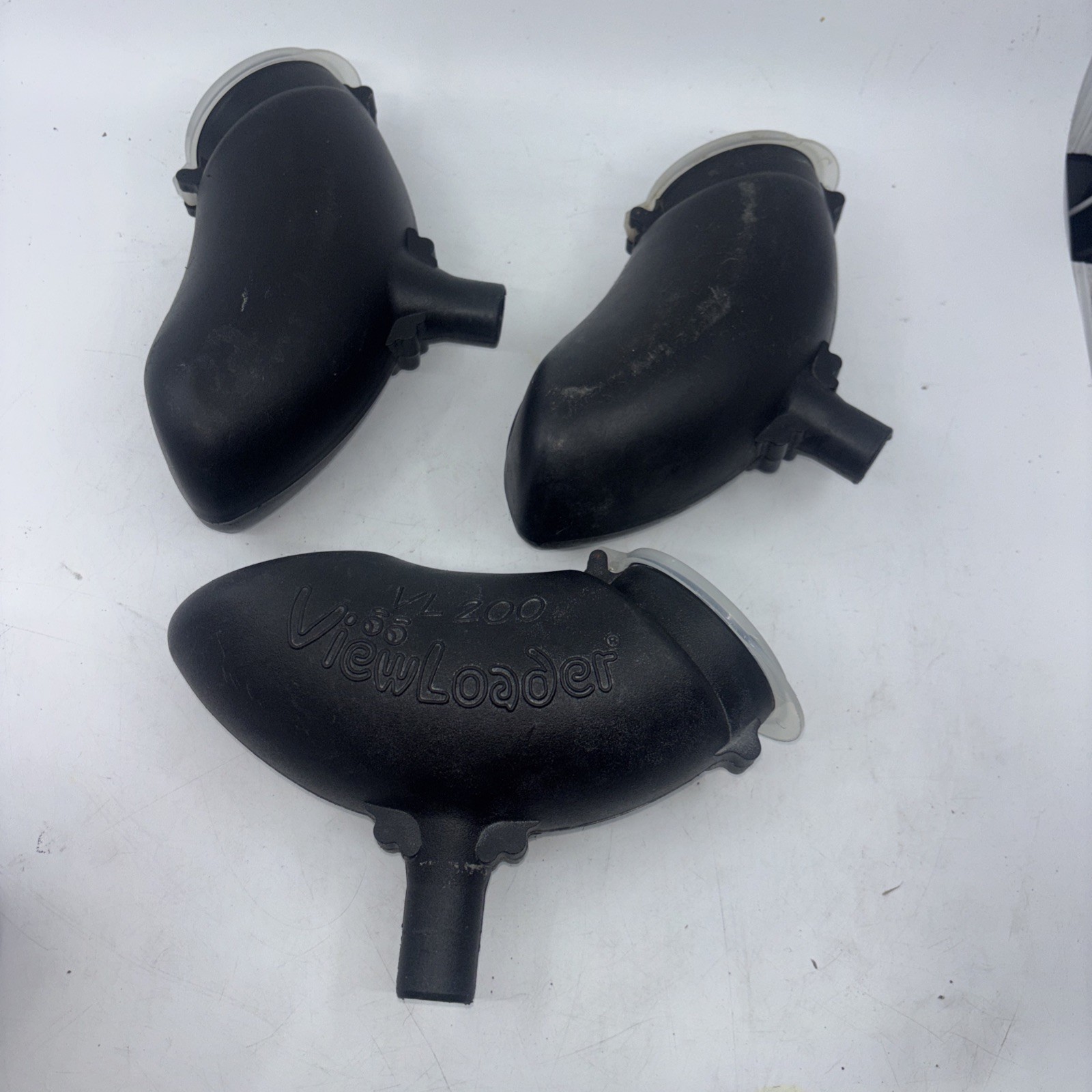 200 Round Paintball Hoppers - Lot of 3 - View Loader VL200