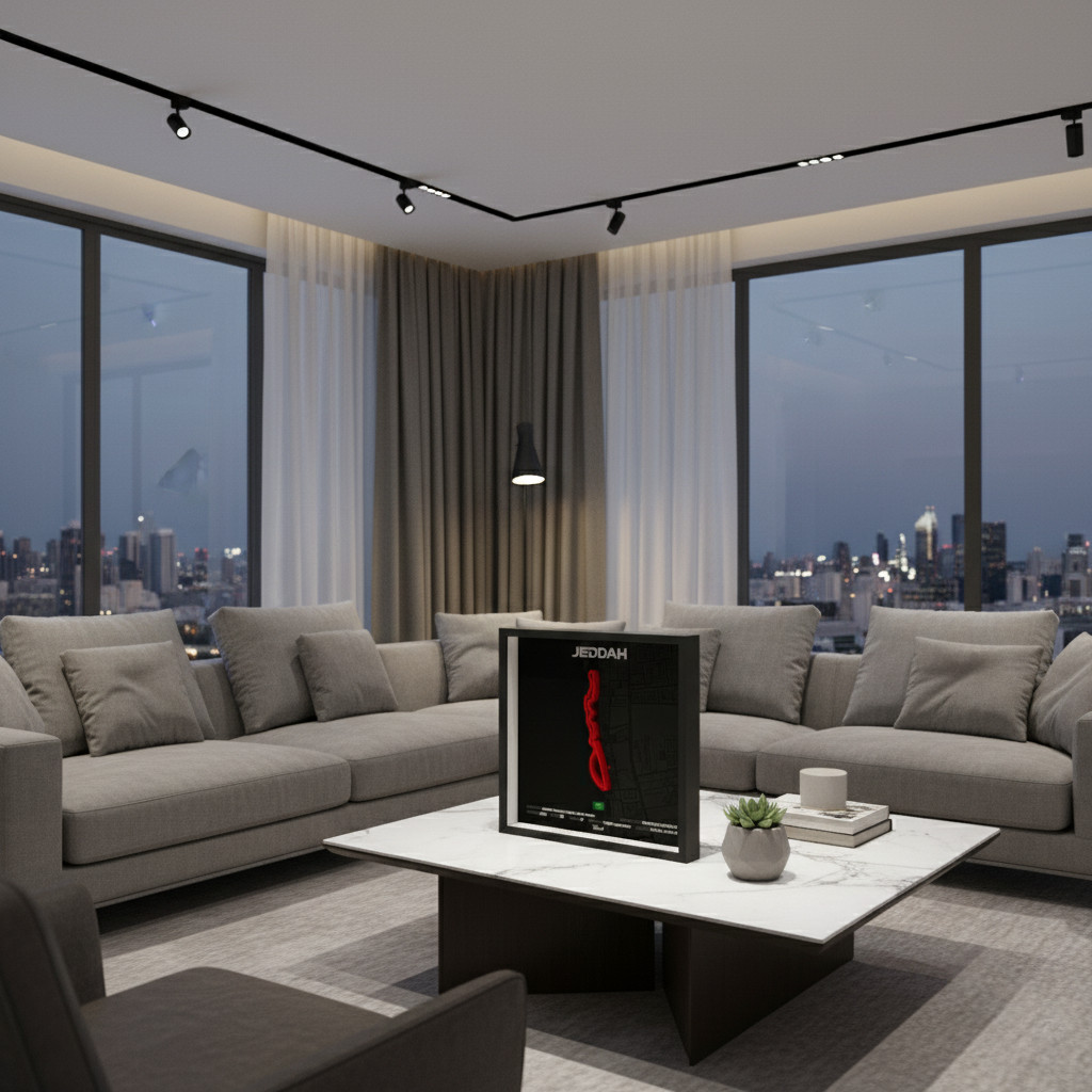 Jeddah Corniche Circuit 3D Shadow Box