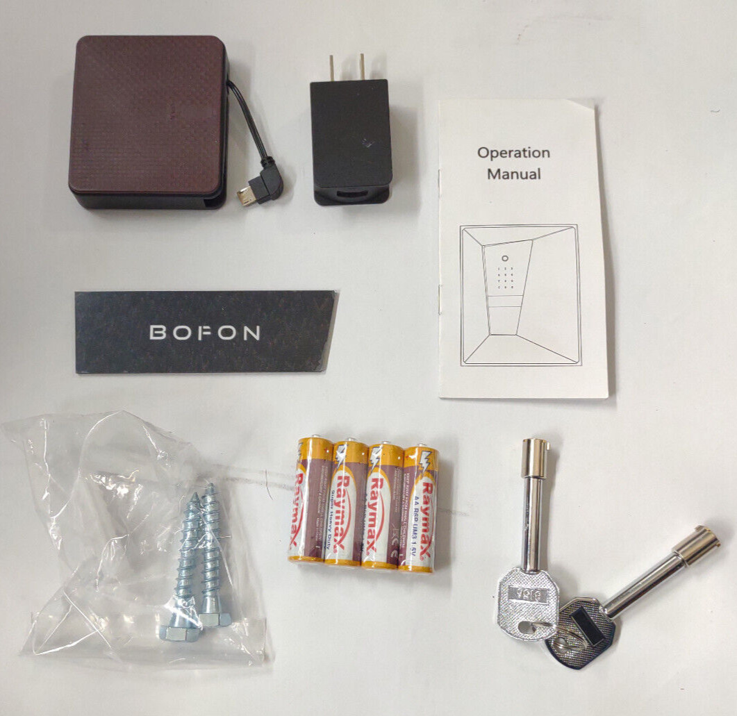 Biometric Safe Fireproof Box Fingerprint Touch Screen Keyboard *DAMAGED*