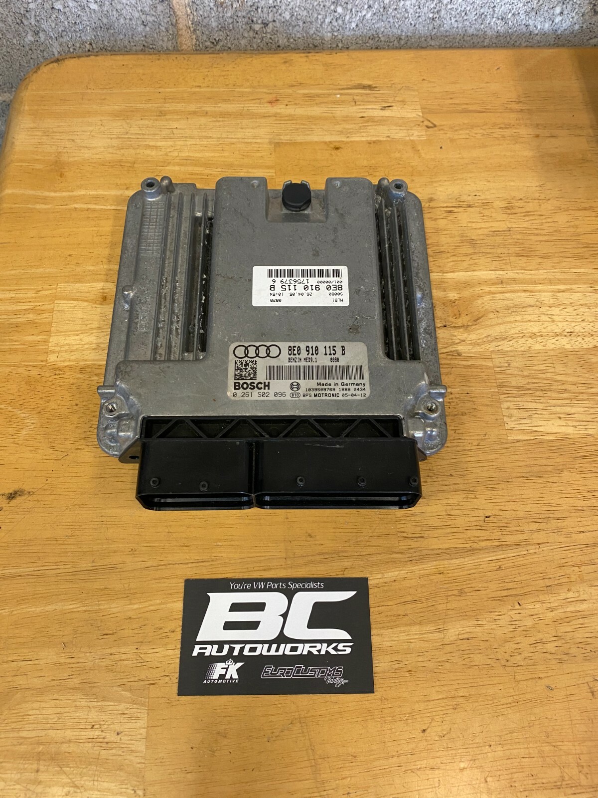 Programmed OEM 05-07 B7 Audi A4 2.0t ECU Engine Computer 8E0 910 115 B