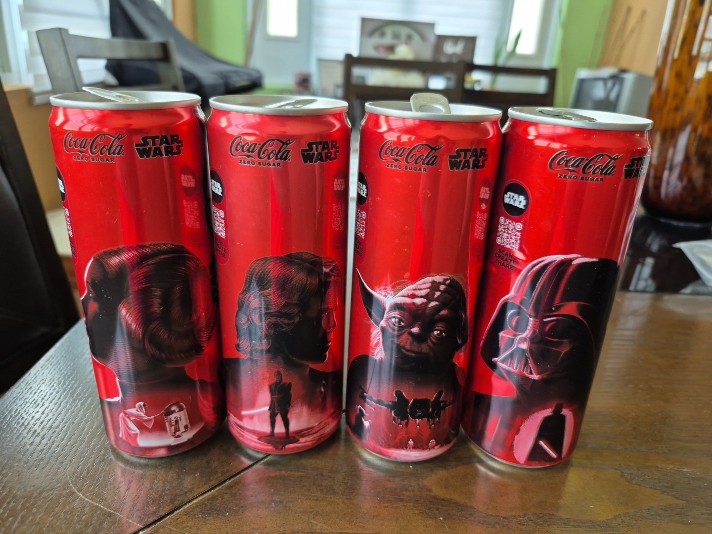 Puerto Rico Limited Edition Star Wars Coca Cola  Zero Complete Set 12onz Cans