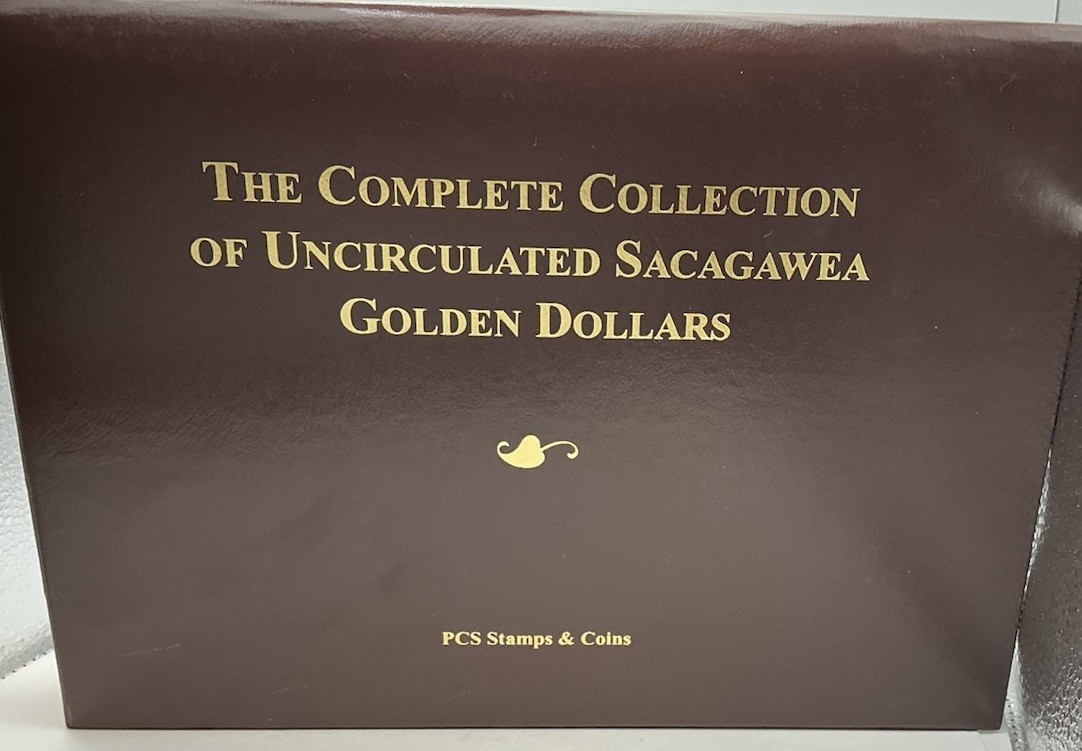 2000-2014 Complete Collection UNC Sacagawea Golden Dollars Book