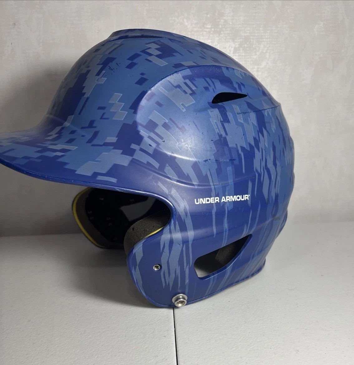 Under Armour Hitters Helmet Digital Blue Camo Size 6.5-7.75