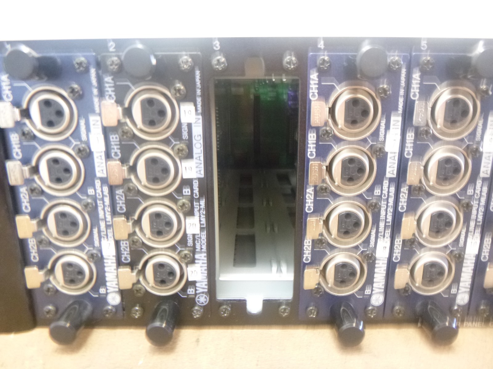 Yamaha AI8 Analog Input Box ForPM1D Untested E3 Code - 6x LMY2-MLAB 1x LMY2-LM