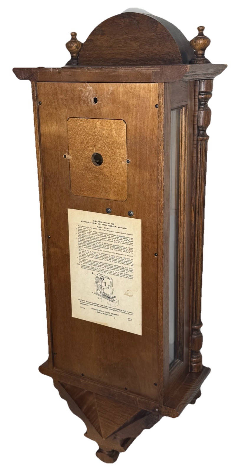 Howard Miller Wall Clock Model 612-462 Westminster Chime Fully Serviced