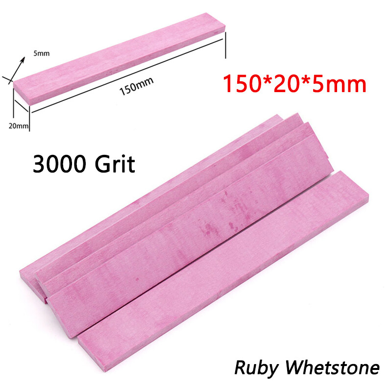 3000# Ruby Whetstone Polishing Stone Oilstone Graver Sharpening Tool 150*20*5mm