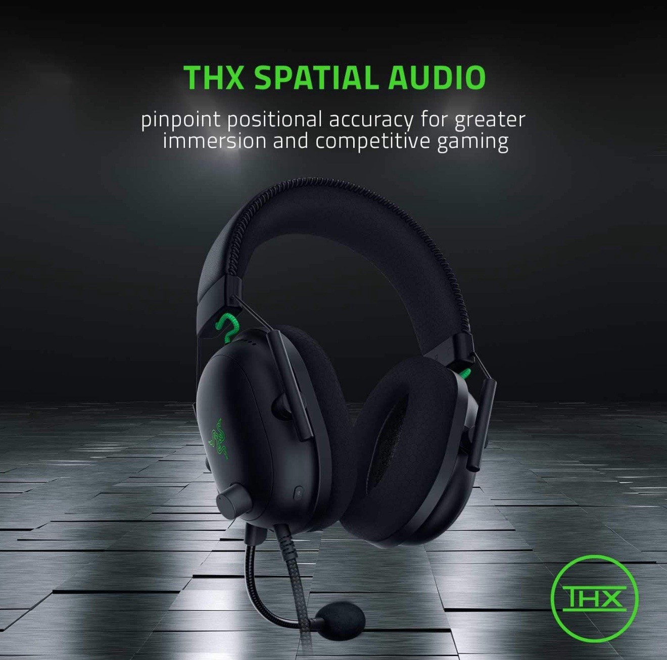 Razer BlackShark V2 + USB Sound Card Gaming Headset
