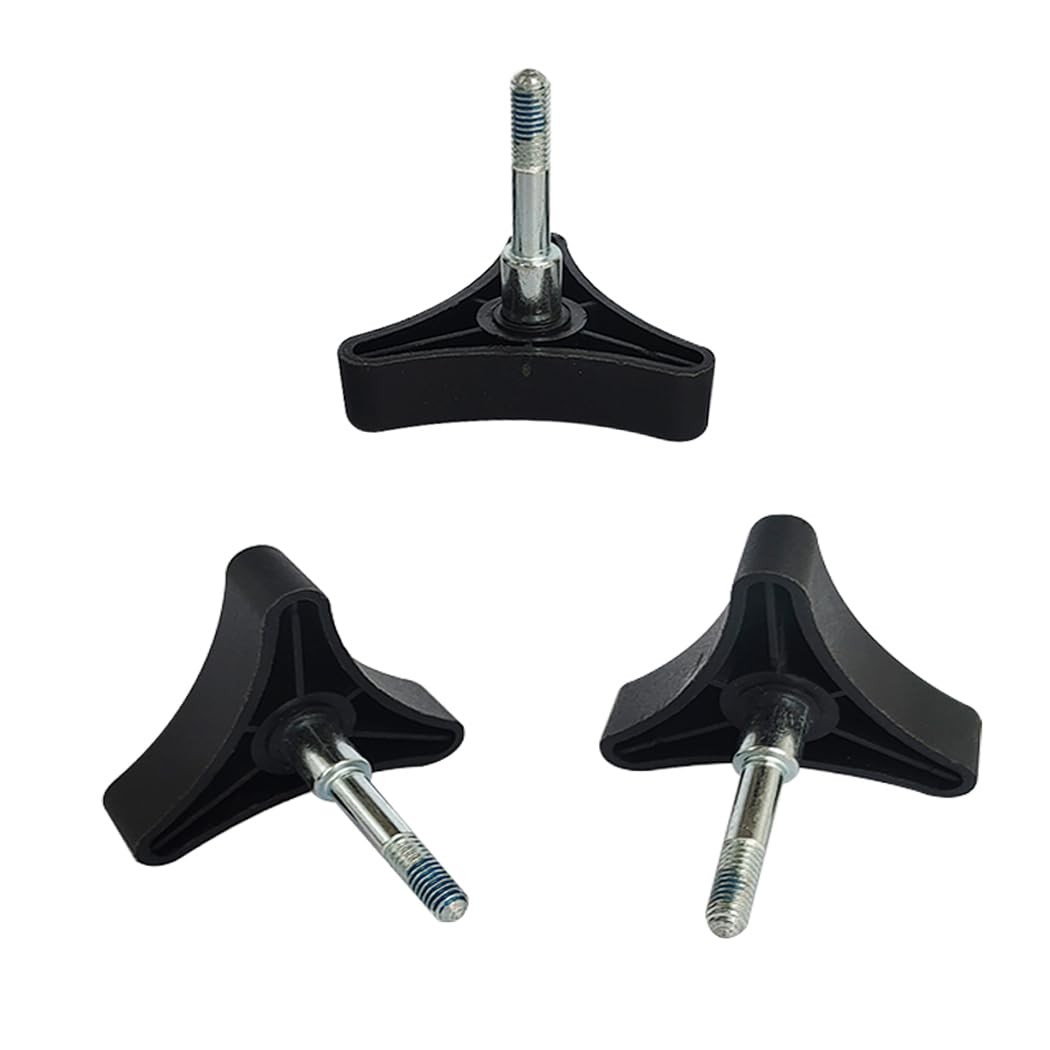 Toeloioh Knob Replacement Part Universal for Rolling Walker Rollator, Black