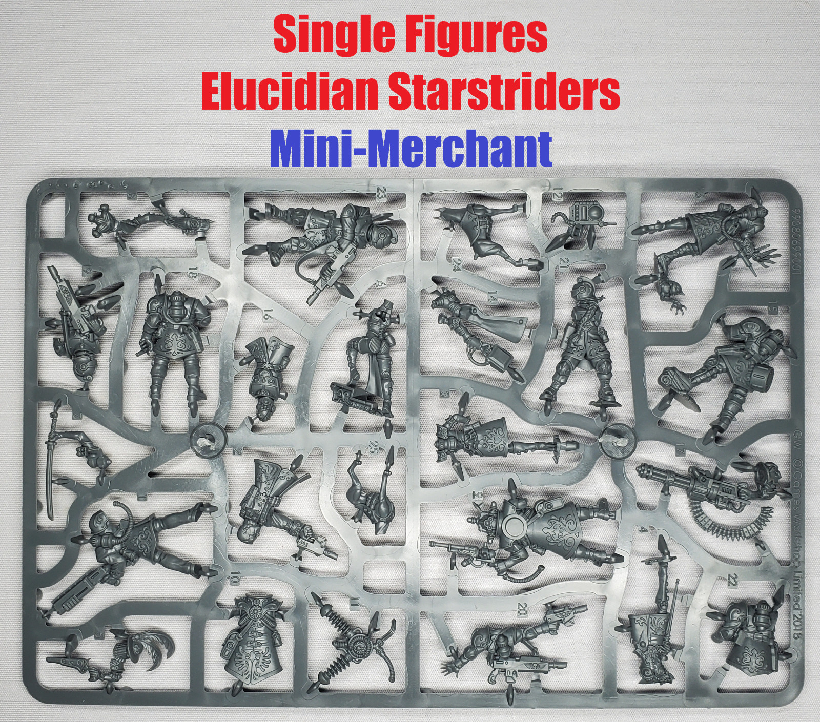 Elucidian Starstriders Single Figures Kill Team Warhammer 40k Rogue Traders