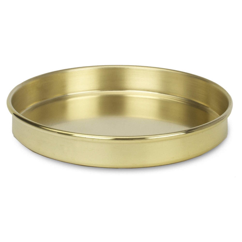 ADVANTECH PB8H Pan, Brass, 8 In, Half Ht 9LHR3