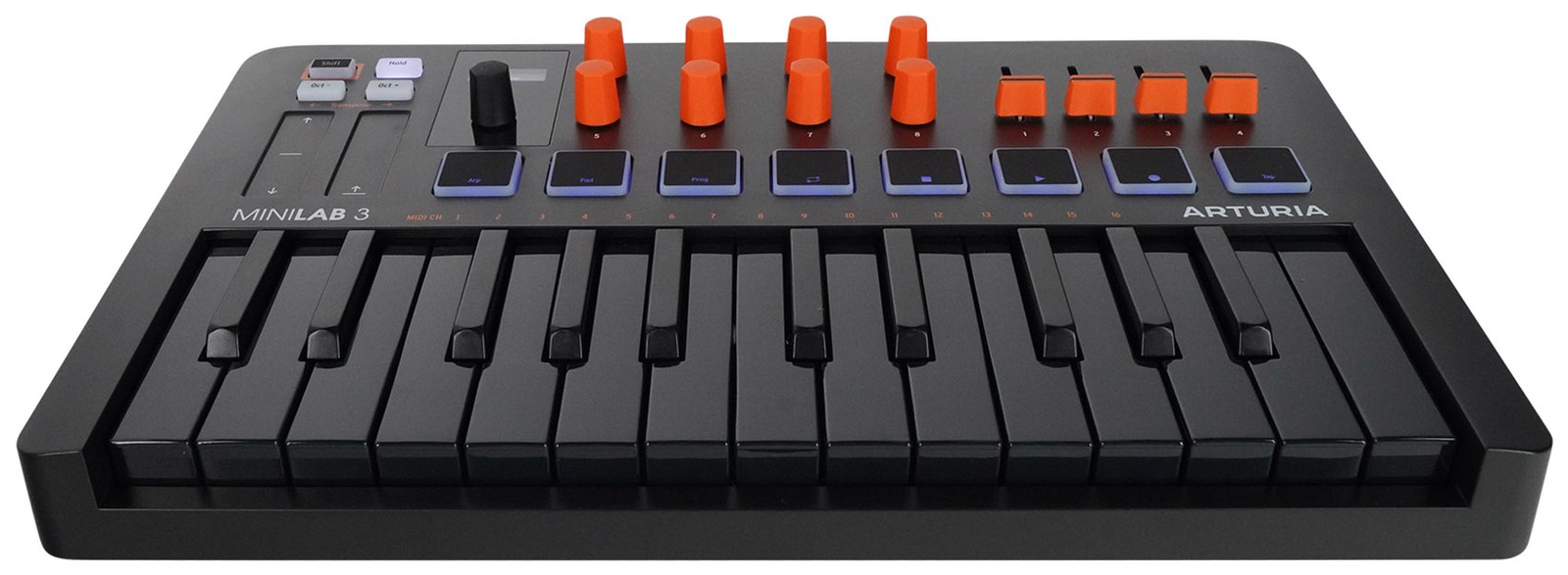 Arturia MINILAB 3 Orange 25 key MIDI USB Keyboard Controller+Abletone Live Lite