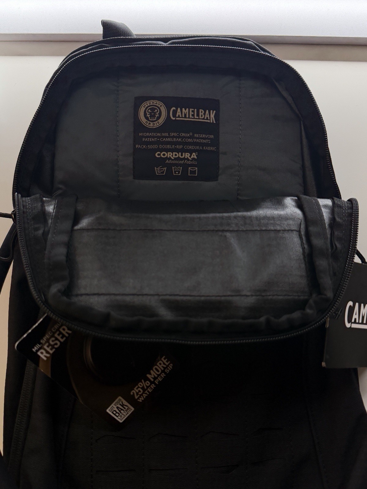 Camelbak M.U.L.E Mils Spec Crux Hydration Pack 100oz, Black