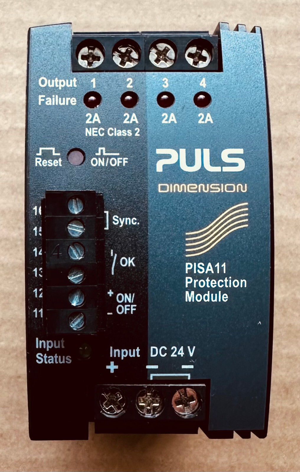 PULS PISA11.402 Dimension PISA11 Protection Module 24VDC Channel 0-2Amp