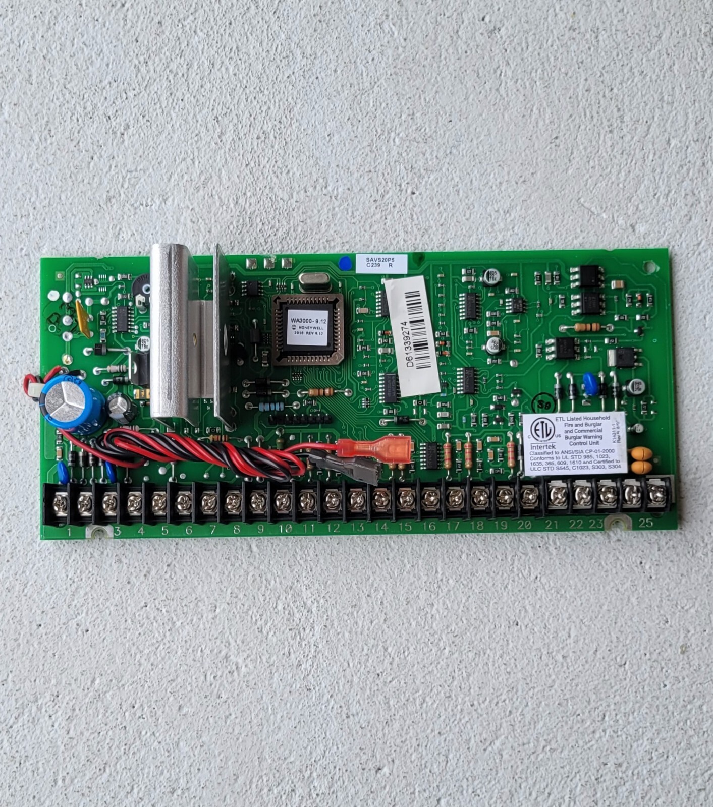 Honeywell, WA3000  Vista 20P - Rev-9.12, Mainboard Only, SAVS20P5, New Open Box.