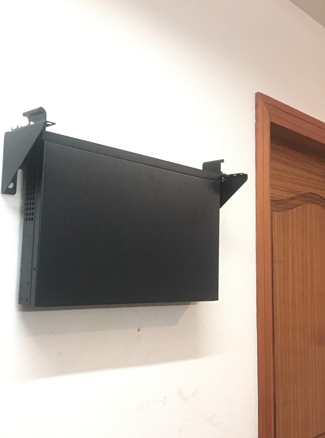 3U Vertical Wall Mount Rack Steel Foldable Patch Panel Bracket 19 Inch 2 PCS