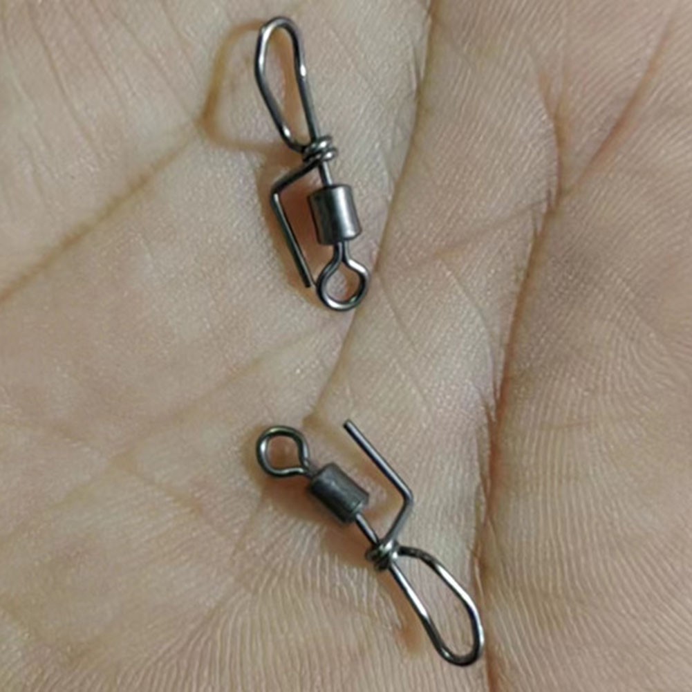 Cascade Swivels 20PCS Cascade Swivels For Sea Fishing Rigs Sea Fishing Clip Down