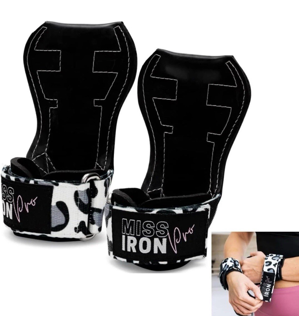 Weight Lifting Grips for Women – Premium Wrist Straps for Weightlifting Women –