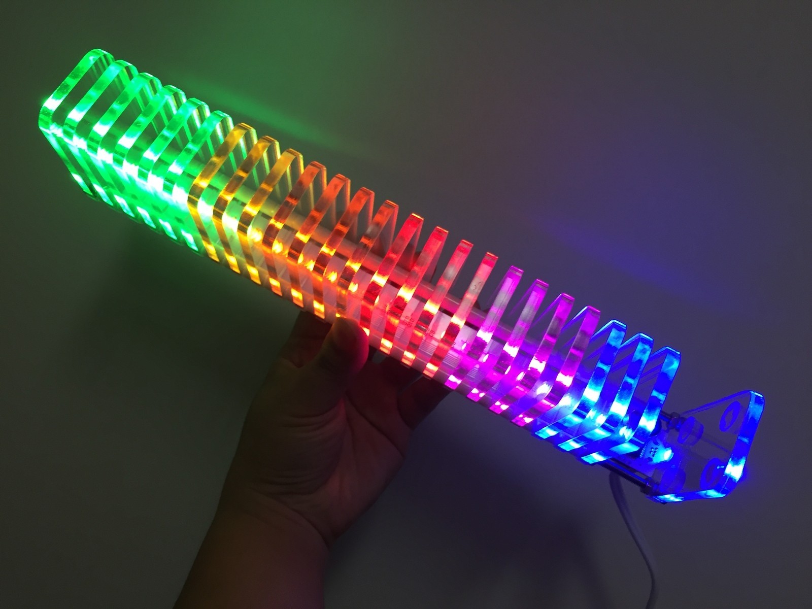 Cube LED Music Audio Spectrum Level Display Sound Amplifier VU Meter Kit