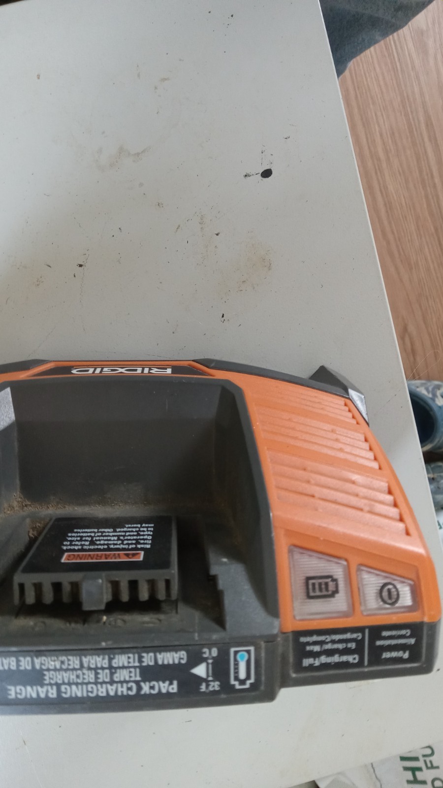 used ridgid 18 volt cordless charger