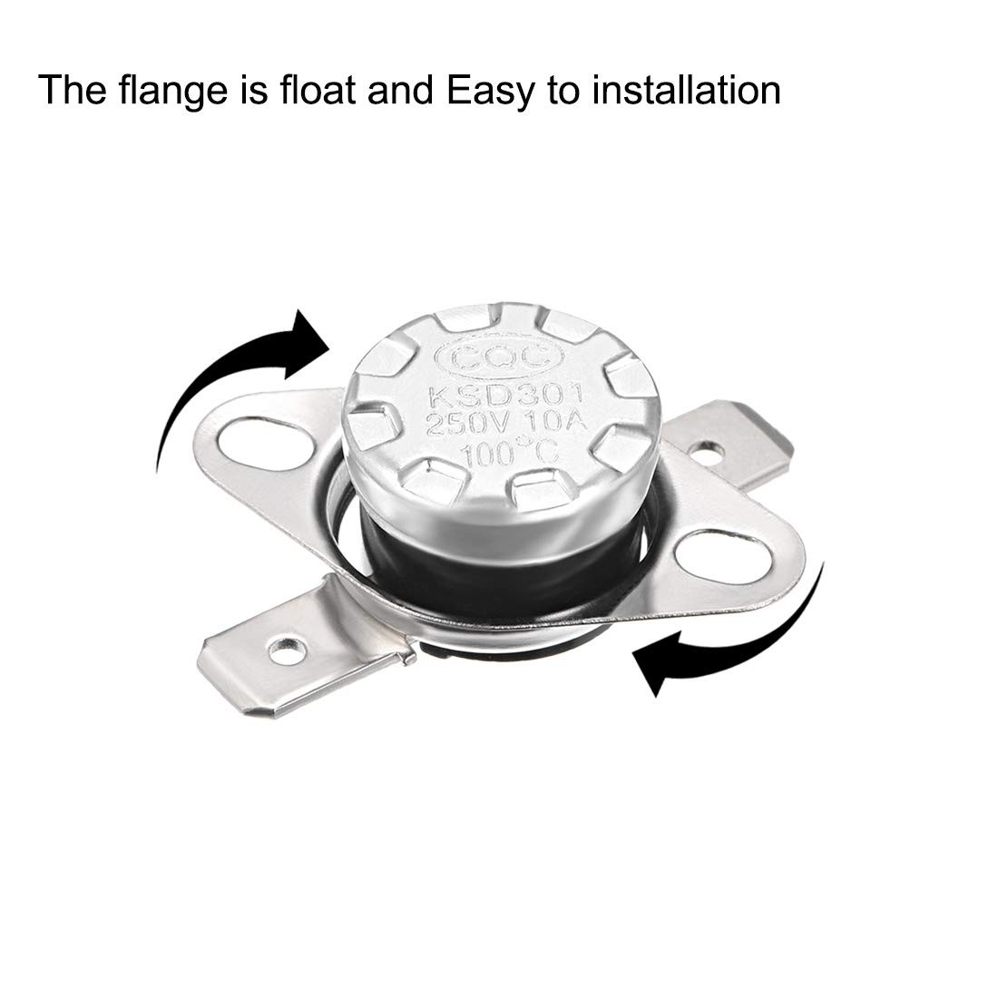 uxcell KSD301 Thermostat 100 Degree 2pcs