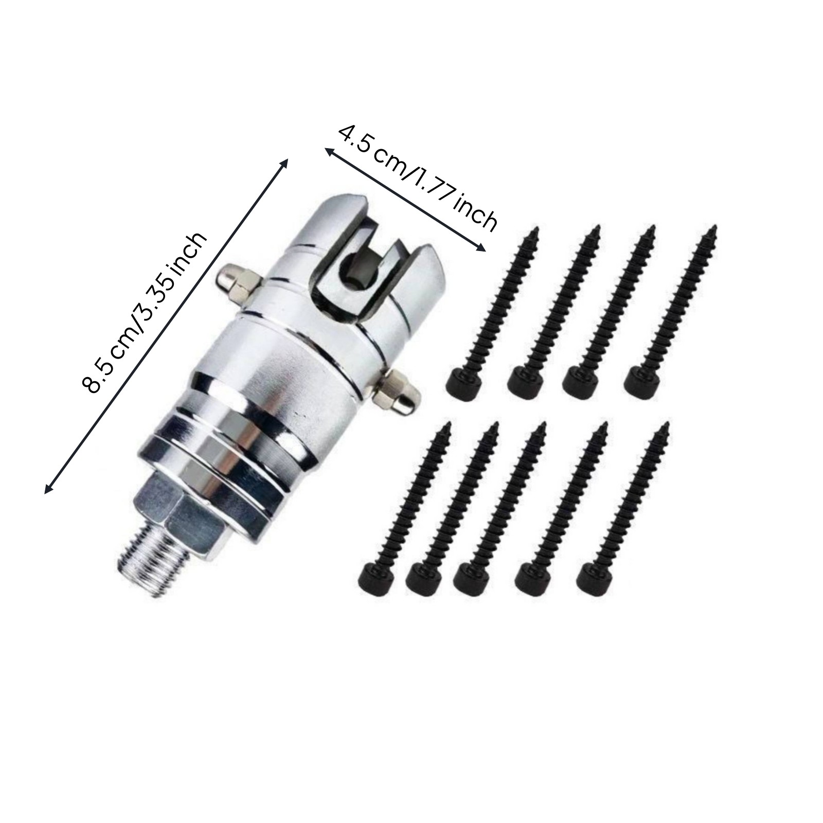 Lock Puller with Screws Compact Lock Puller Threaded for Hardware Repair,