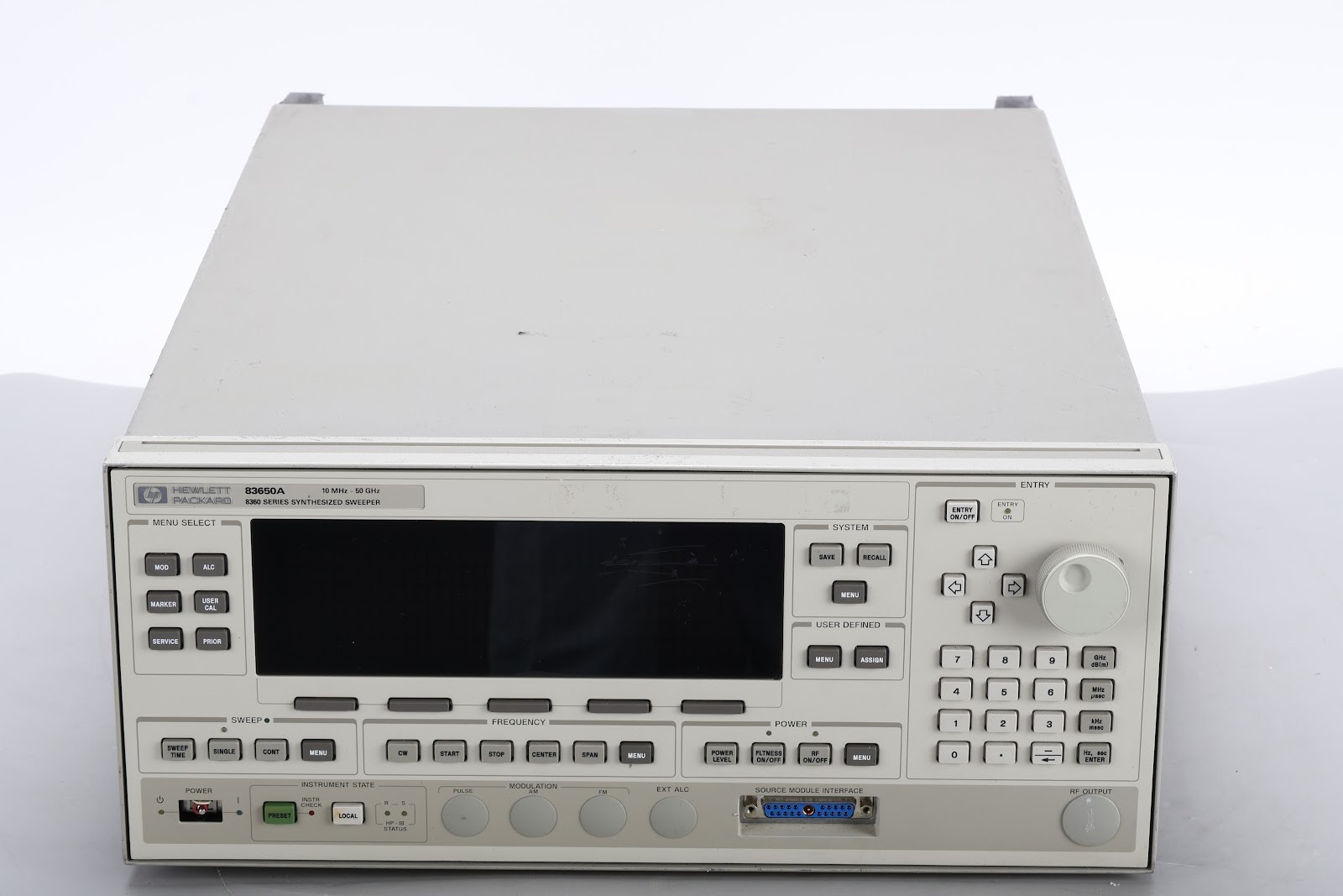 HP 83650A Synthesized Signal Generator, 10MHz to 50GHz With Options 001 and 008