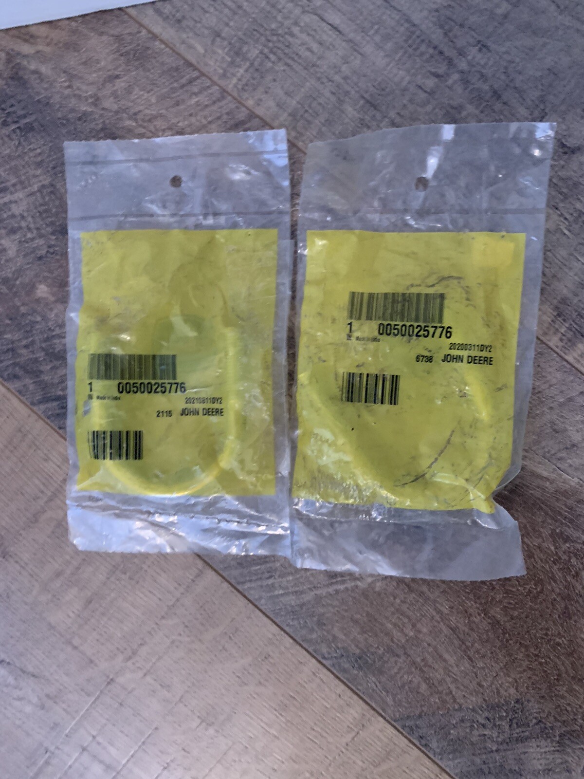 2- John Deere U-Bolts 0050025776