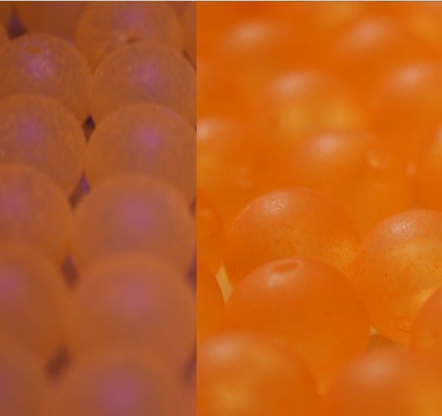 SUPER UV ORANGE TRICK EM BEADS TROUT STEELHEAD SALMON U PICK SZ 6 8 10 12 14 mm