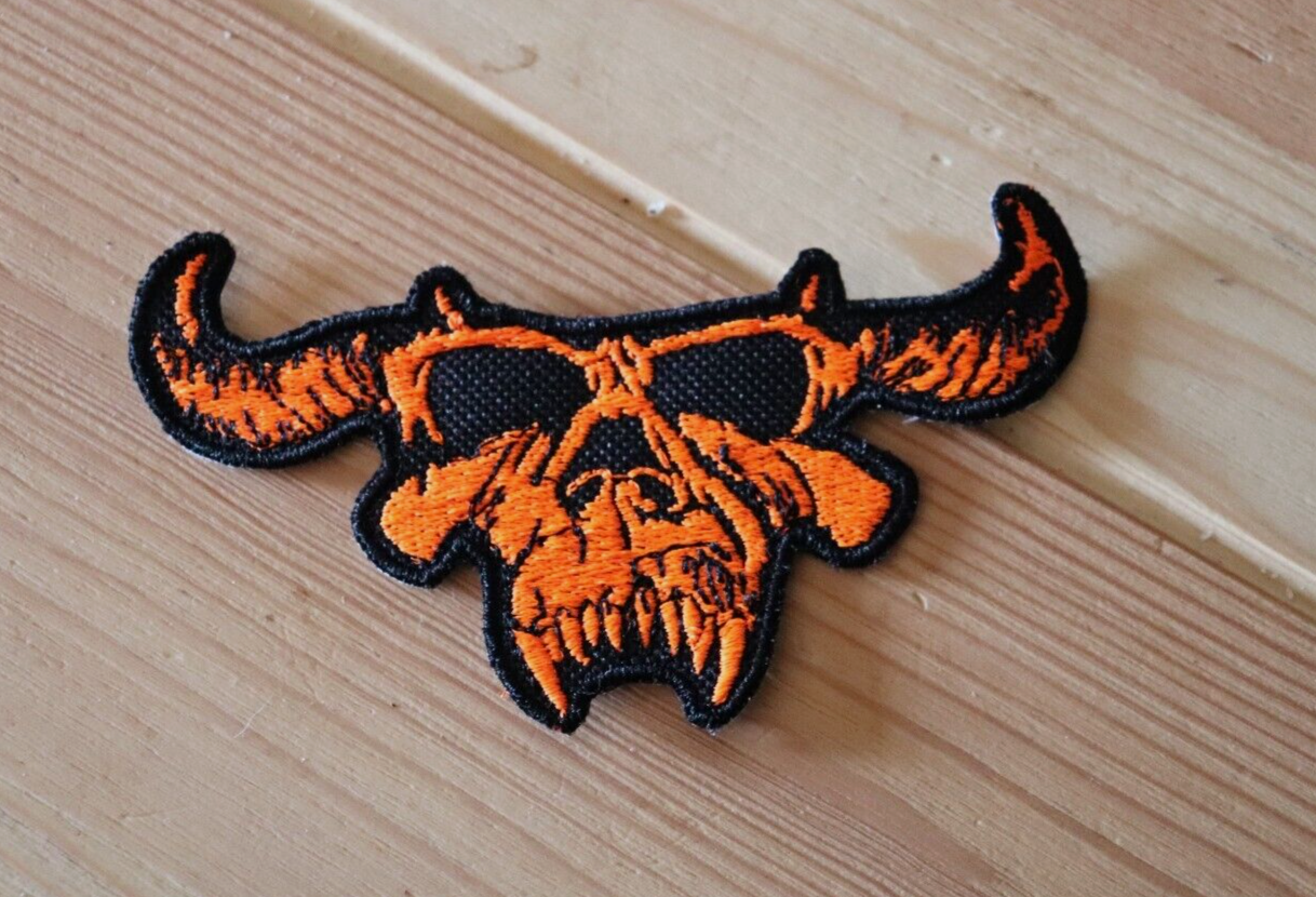 Danzig Skull Patch Embroidered Small Patch Metal 90s Misfits Samhain Quality