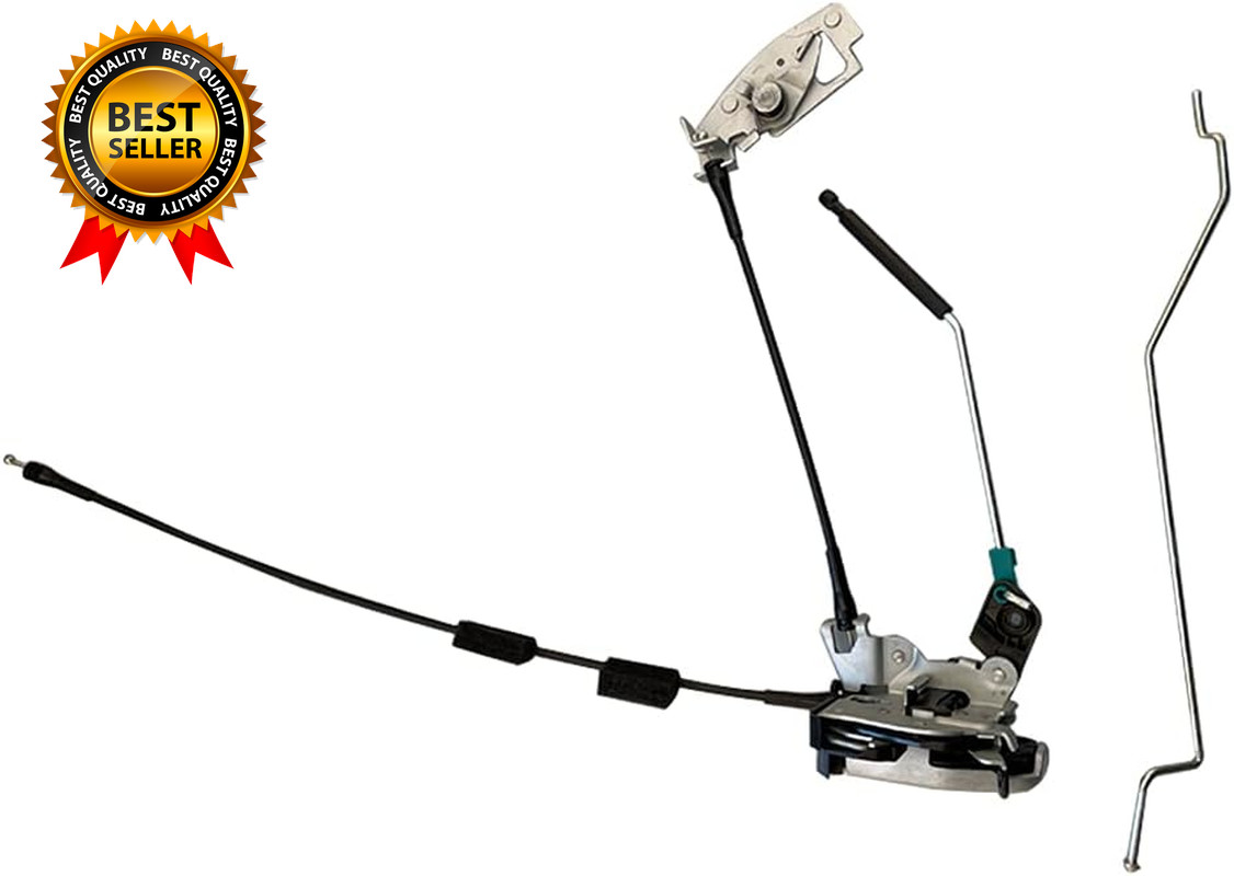 Door Latch Assembly W/Cable&Rod Compatible for Ford E150 E250 E350 Rear Right