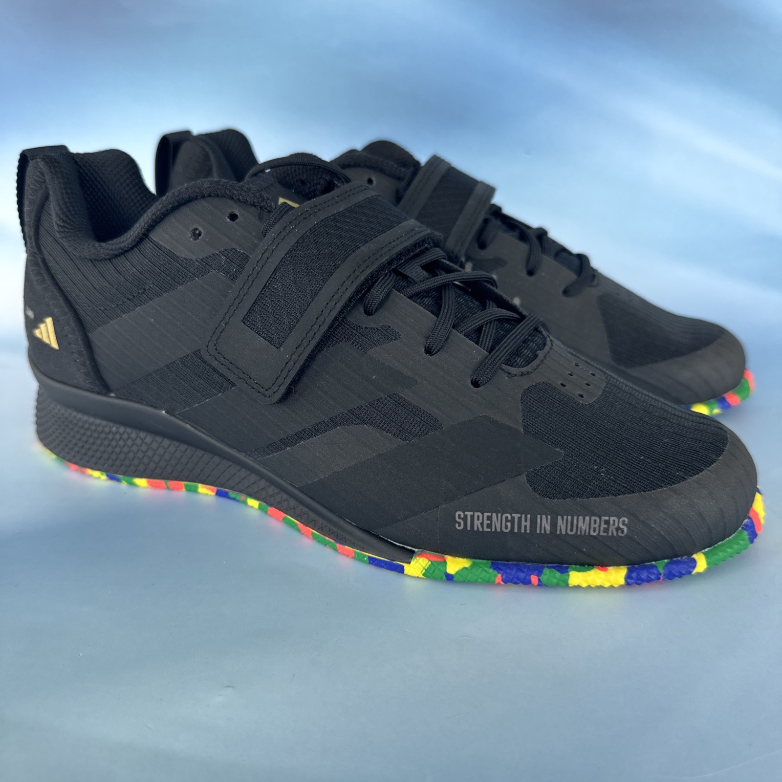 New Adidas Adipower III Weightlifting Shoes - Black (IF0534) MEN’S 7/Womens 8