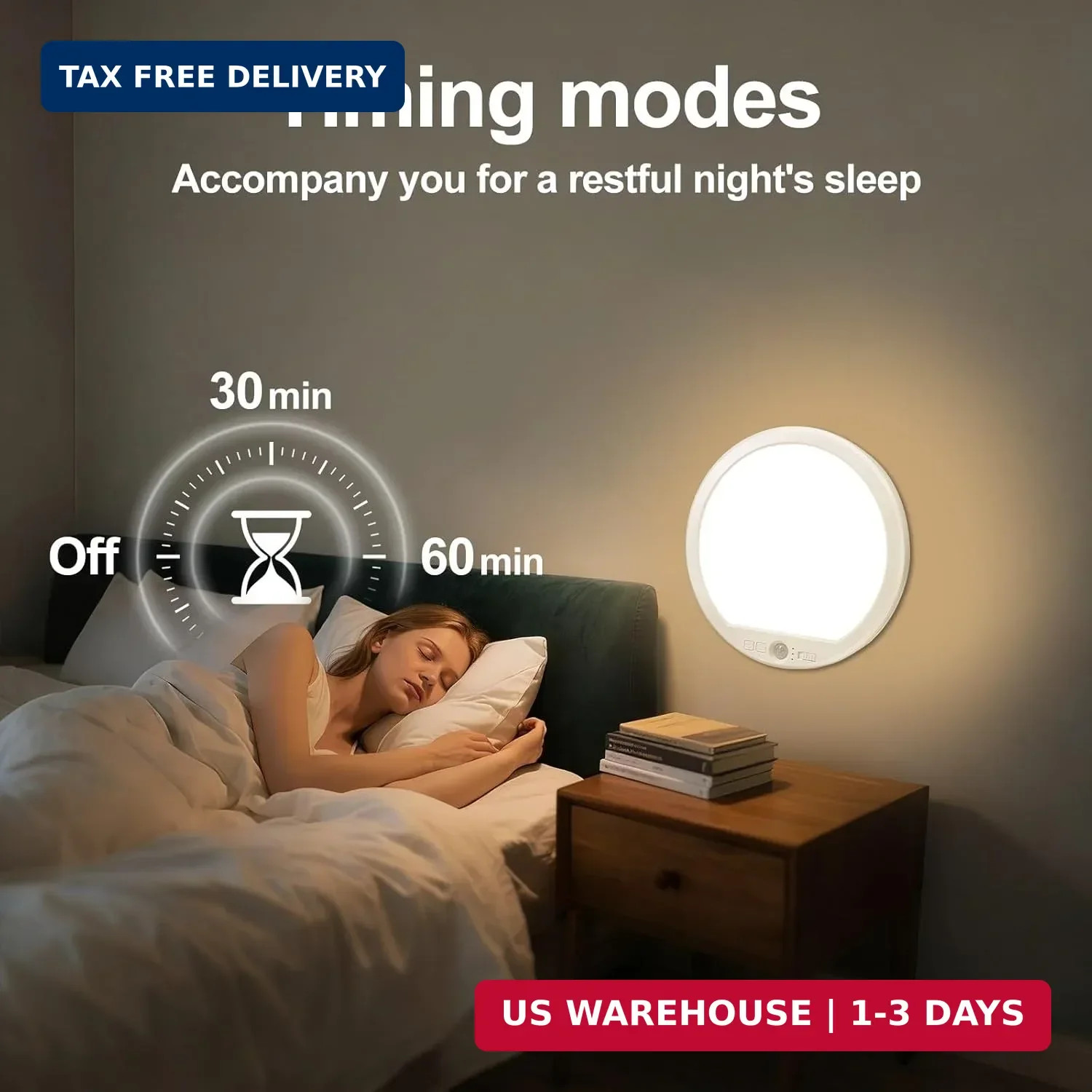 OSIDEN Rechargeable Motion Sensor Ceiling Light with Remote | Wireless Magnetic