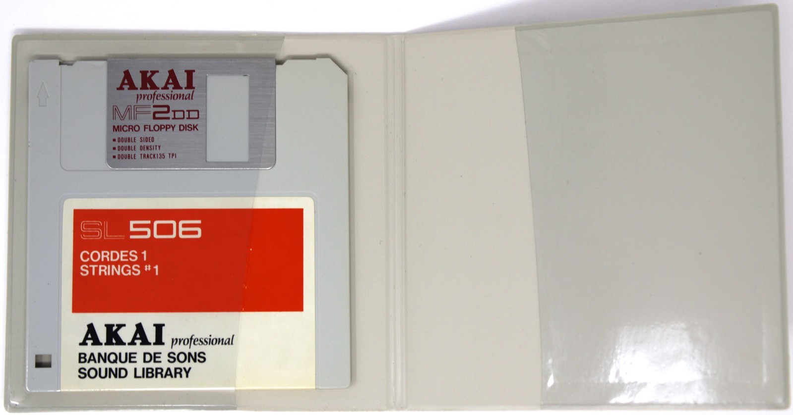 Akai SL506 Strings #1 S900 Format Floppy Disk Banque De Sons