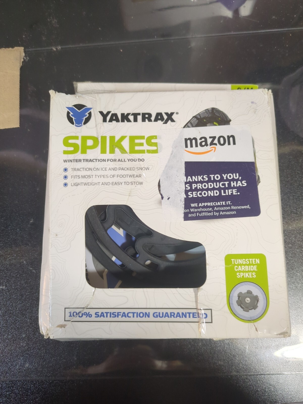 Yaktrax Spikes, Winter Traction, Ice & Snow, Ice Fishing, Walking/Hiking, S/M #5