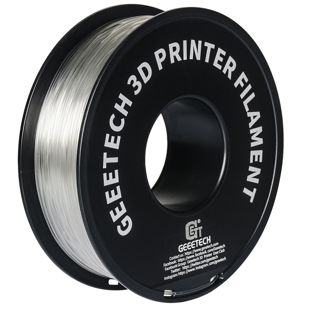 Geeetech 1.75mm PLA Filament 1kg/roll Spool PLA Transparent for FDM 3D Printer