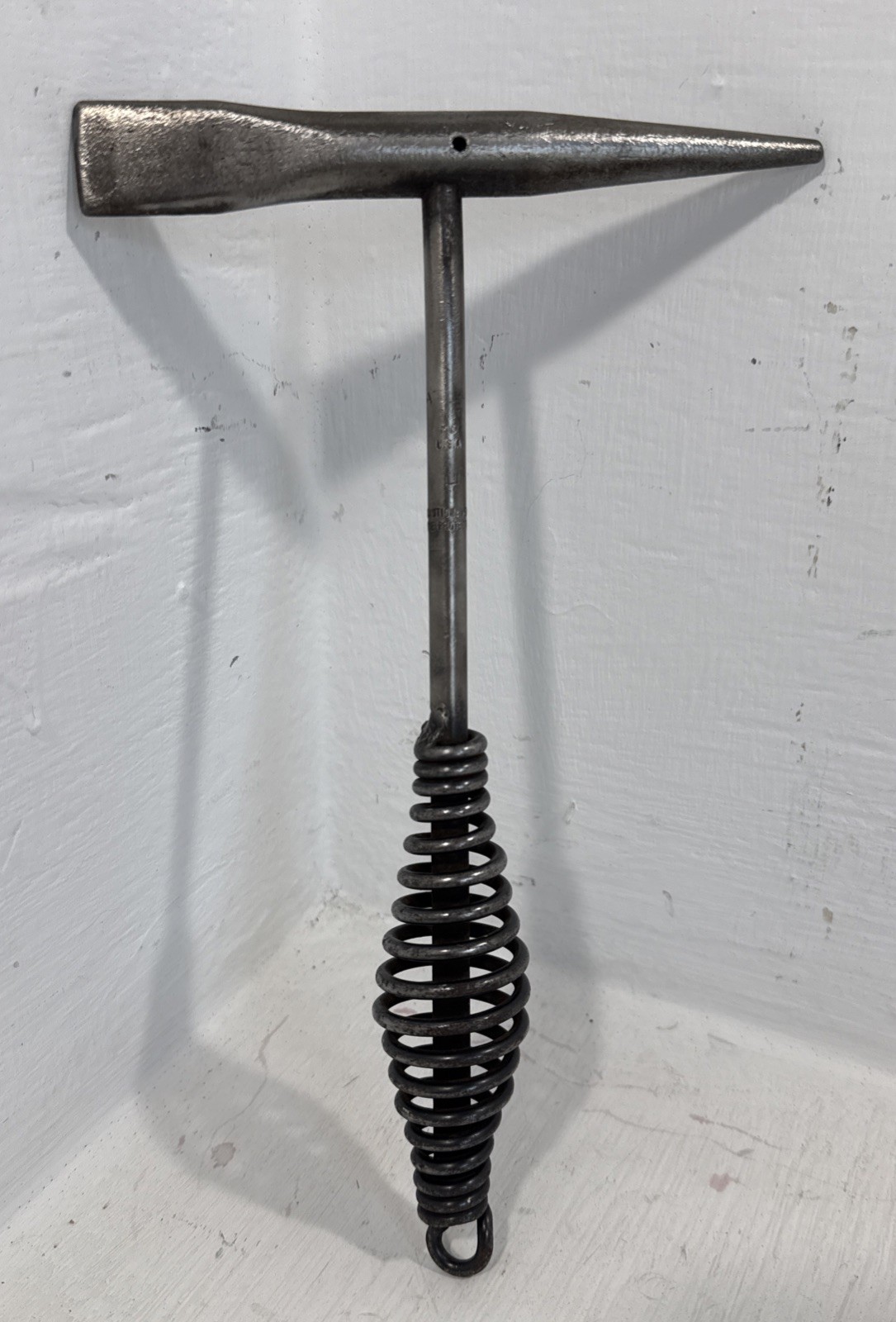Vintage ATLAS Slag Chipping Hammer Blacksmith Welding Mallet 6.5” Head USA