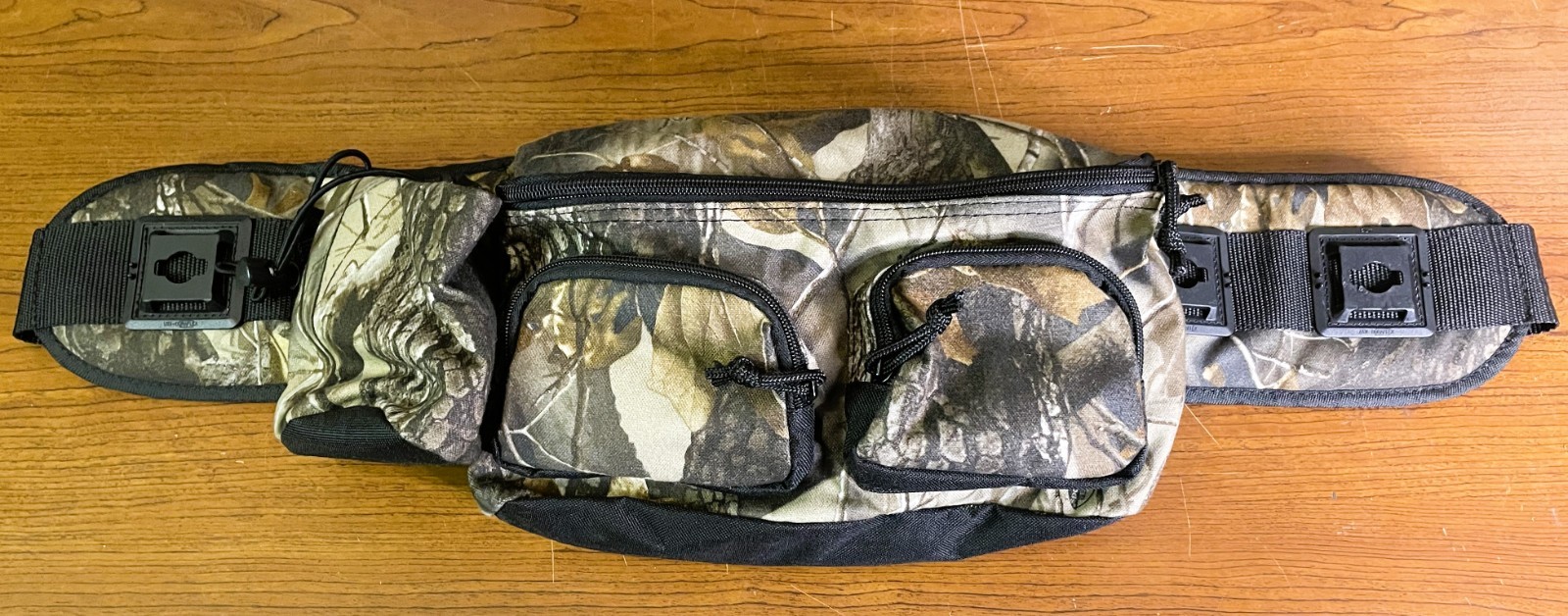 Realtree Hardwoods Adjustable Camo Fanny Pack Hunting Waist Bag Belt Pouches