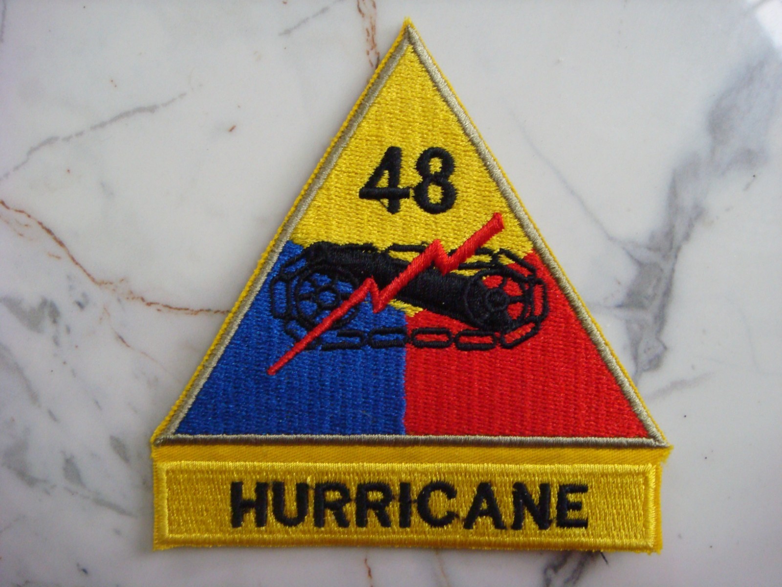 US ARMY  48th ARMORED DIVISION - HURRICANE PATCH