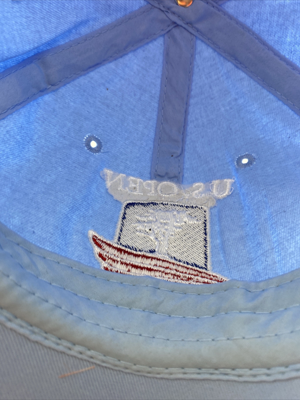 US Open Pebble Beach 2019 Golf Hat Cap USGA Member Light Blue Adjustable
