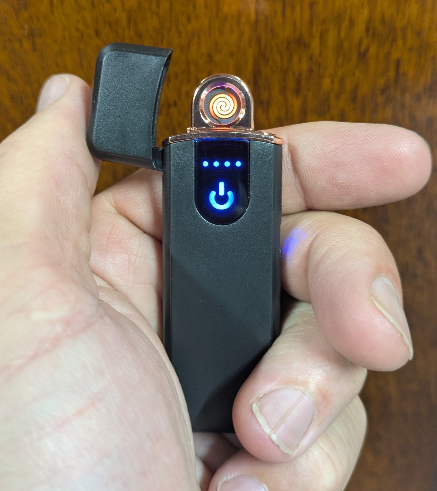 USB Rechargeable Double Arc Flameless Plasma Electric Lighter
