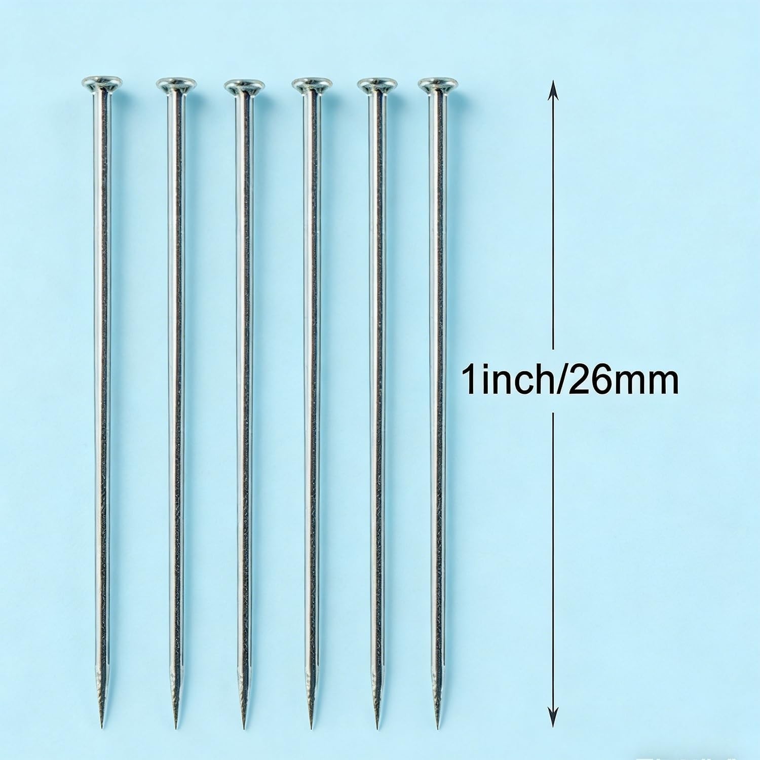 500 Pcs Stainless Steel Straight Pins - Ideal for Dressmaking & Jewelry Making